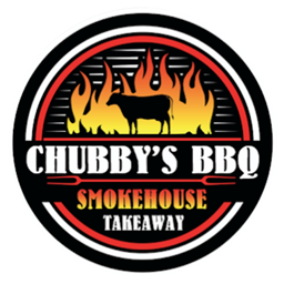 Chubby's BBQ  logo.